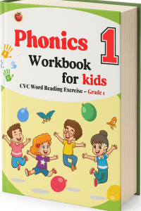 Phonics Workbook for Kids CVC Word Reading Exercise Grade 1